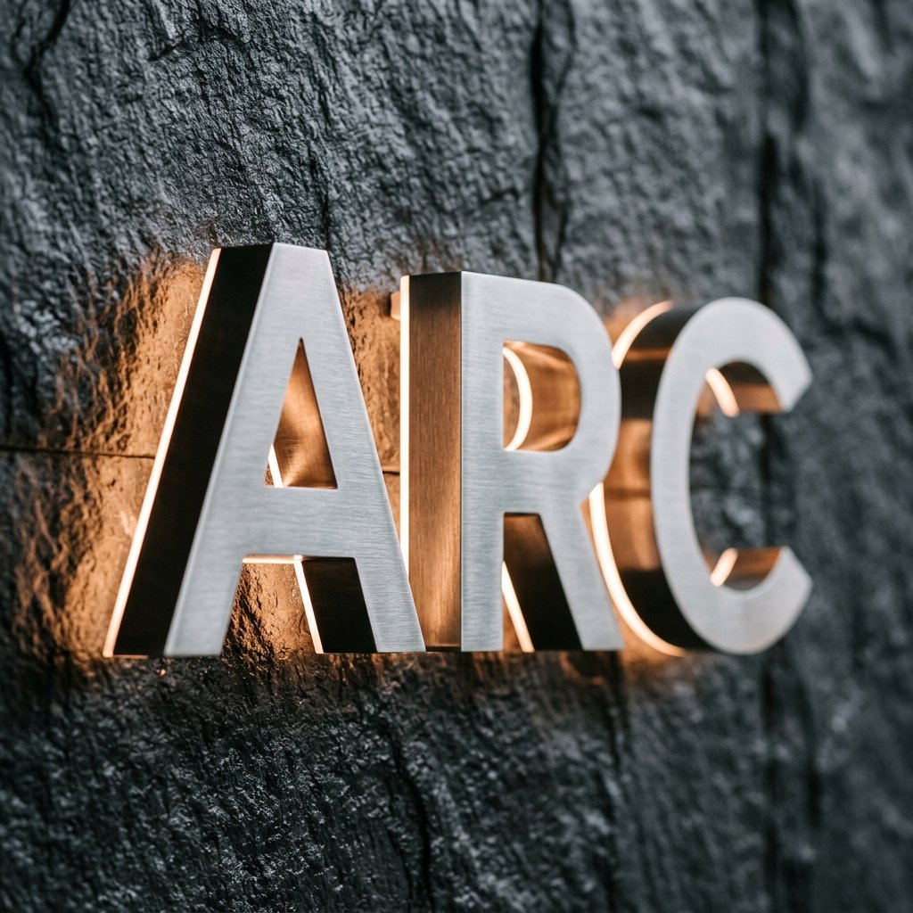 Bespoke office receptionist backdrop logo